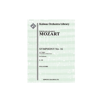 Symphony No. 16 in C, K. 128 (critical edition) [Detailed Instrumentation: 0.2.0.0: 2.0.0.0: Str (4-