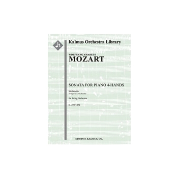 Sonata for Piano 4-Hands, K. 381/123a: Sinfonietta [String Orchestra (8-8-3/5-5-5) (Vn3 sub. for Va)