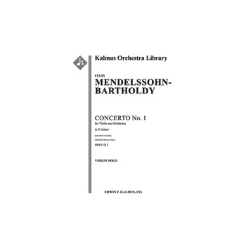 Violin Concerto No. 1 in D minor, MWV O 3 (2nd version) [String Orchestra (8-8-5-5-5 in set): Solo V