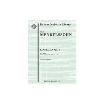 Sinfonia No. 9: String Symphony in C [String Orchestra (8.8.[3-3].5.5 in set)]