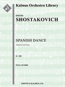 Spanish Dance D. 580 [string orchestra] by Dmitri Shostakovich - Gosman Lazar - for Score