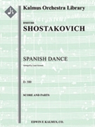 Spanish Dance D. 580 by Shostakovich Dmitri - Gosman Lazar - for String Orchestra