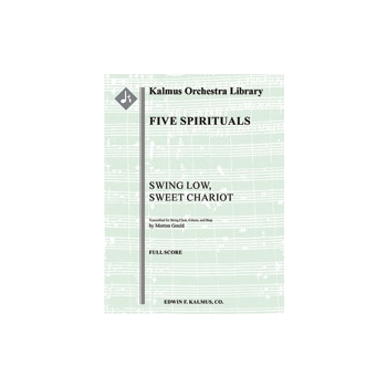 Five Spirituals: Swing Low, Sweet Chariot [Detailed Instrumentation: Hp.Clst: 6 Str (6.6.5-5-5-5)]