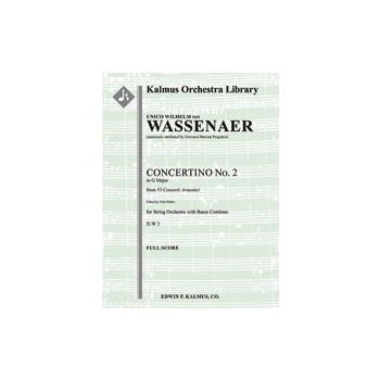 VI Concerti Armonici: Concertino No. 2 in G, IUW 3 (Concerto Armonico in G; spuriously attributed to
