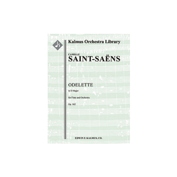 Odelette for Flute and Orchestra, Op. 162 [Solo Flute: 0.2.0.2: 0.0.0.0: Str (9.8.7.6.5 in set)]