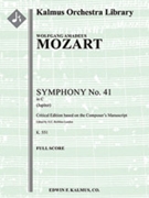 Symphony No. 41 (Critical Ed.) [1, 2, 0, 2 - 2, 2, 0, 0, timp, str]