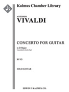 Concerto for Guitar in D, RV 93 (Lute) [str (vn,va,vc/cb), solo guitar in set]
