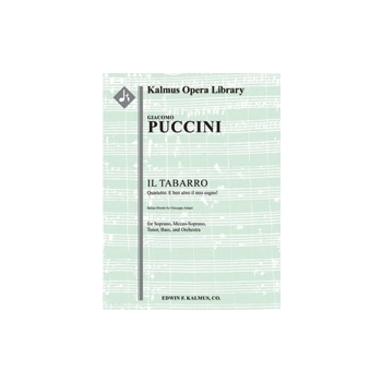 Tabarro, Il: Quartetto: E ben altro il mio sogno! [2+Picc.2+EH.2+BCl.2: 4.3.3.1(or BTbn): Timp. Perc