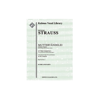 Muttertaendelei, Op. 43/2 [composer's transcription, F] [2.2+EH.2.2: 2.0.0.0: Perc(2): Str (9-8-7-6-
