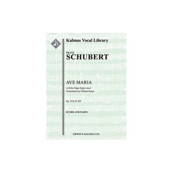 Ave Maria, Op. 52/6; D. 839 [High Voice, Orchestra Accompaniment]