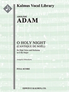 O Holy Night (Cantique de Noel) orchestration for high voice in Eb [High Voice, Orchestra Accompanim