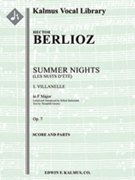 Summer Nights, Op. 7 (Les nuits d'ete): 1. Villanelle (transposed in F) [2, 1, 2, 1 - 0, 0, 0, 0, st