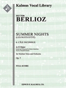 Summer Nights, Op. 7 (Les nuits d'ete): 6. L'isle Inconnue (transposed in D) [2, 1, 2, 2 - 3, 0, 0,