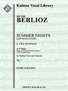 Summer Nights, Op. 7 (Les nuits d'ete): 6. L'isle Inconnue (transposed in E) [2, 1, 2, 2 - 3, 0, 0,