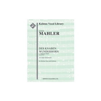 Des Knaben Wunderhorn; No. 2: Verlorene Mueh', medium voice (G, transposed) [2(both d. Picc).2.2.2: