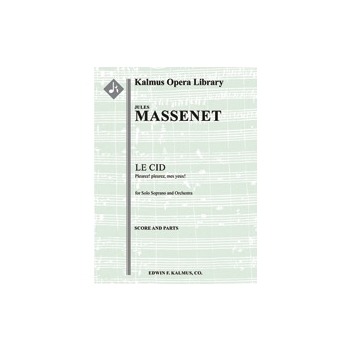 Le Cid: Pleurez! pleurez, mes yeux! [2.2.2.2: 4.2.3.1: Timp: Harp: Str (4-4-3-3-3 in set): Solo Sopr