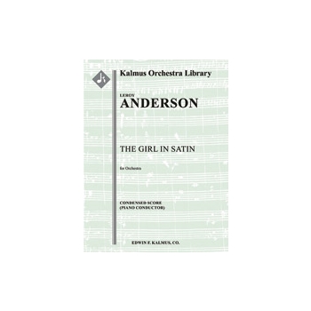 Girl in Satin, The [2+Picc.2.2.2: 3Sax(AAT; opt): 4.3.3.1: Perc(1): Str (9-8-7-6-5 in set)]