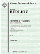 Summer Nights, Op. 7 (Les nuits d'ete): 5. Au Cimetie`re: Clair de lune [Solo Voice: 2.0.2.1: 0.0.0.