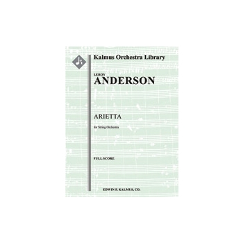 Arietta for String Orchestra [String Orchestra (8-8-5-5-5 in set)]