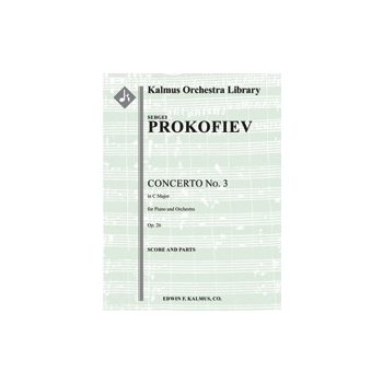 Concerto for Piano No. 3 in C Major, Op. 26 [Pno Solo: 2(2dPicc).2.2.2: 4.2.2+BTbn.0: Timp.Perc(1):