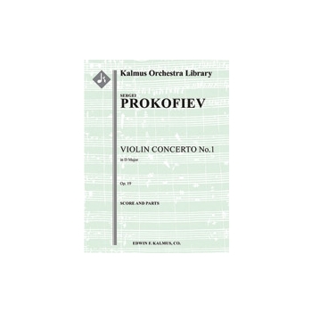 Violin Concerto No. 1, Op. 19 [Full Orchestra, Solo Strings with Ensemble]