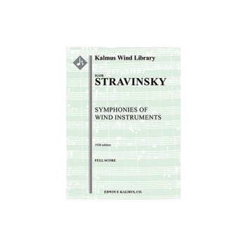 Symphonies of Wind Instruments (1920) [Wind Ensemble, Ensemble Works]