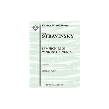Symphonies of Wind Instruments (1920) [Wind Ensemble, Ensemble Works]