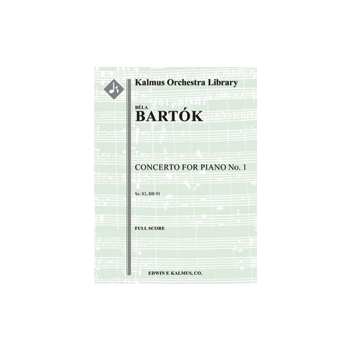 Concerto for Piano No. 1, Sz.83 [Solo Pno: 2 (2nd d.Picc). 2 (2nd d.EH).2 (2nd d.BCl).2: 4.2.3.0: Ti