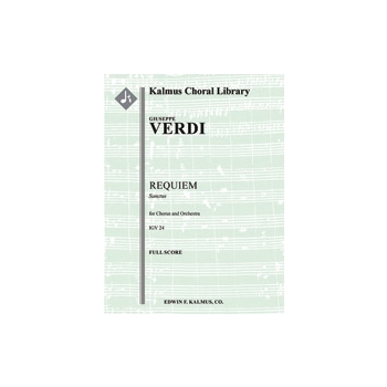 Requiem (Messa da Requiem; Totenmesse): Sanctus [2+Picc.2.2.4: 4.4.3.1: Timp: Str (4-4-3-3-3 in set)