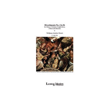 Divertimento No. 4 in B-flat, K. 186/159b [Wind Ensemble, Woodwind Duo & Ensemble]