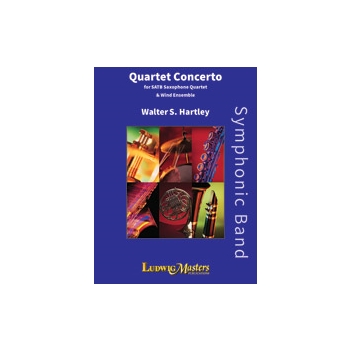 Quartet Concerto for SATB Saxophones and Wind Ensemble [Soli Saxophone Quartet (SATB) and Wind Ensem