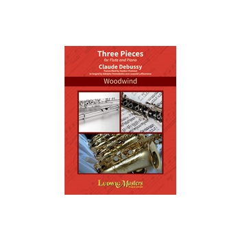 Three Pieces for Flute and Piano [Detailed Instrumentation: Flute and Keyboard]