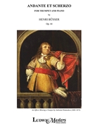 Andante Et Scherzo by Busser Henri for Trumpet and Piano