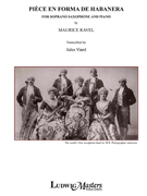 Piece en Forme de Habanera by Ravel Maurice - Viard - for Sop Saxophone w/
