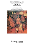 Miniatures, Op. 75a [Two Violins and Viola, Three Violins]