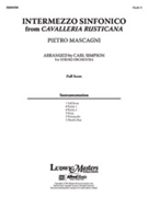 Intermezzo from Cavalleria Rusticana for String Orchestra (Simpson) [String Orchestra, Ensemble Work
