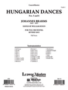 Hungarian Dances Nos. 5 and 6 [Concert Band] by Johannes Brahms - William Ryden - for Conductor Score