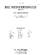 Die Meistersinger von Nuerenburg: Prelude [Full Orchestra, Ensemble Works]