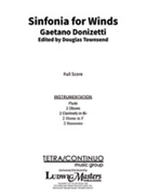Sinfonia for Winds in G minor, A 509 (Sinfonia fur Blaser) [Woodwind Duo & Ensemble, Nonet]