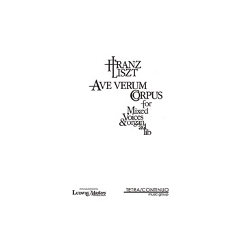 Ave Verum Corpus, S. 44 [SATB and opt. Organ]