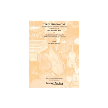 Three Trio Sonatas [2 Violins (or Violin and Flute) and Keyboard (Piano/Continuo)]