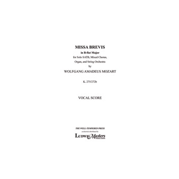 Missa Brevis in B-flat, K. 275/272b [Org: Solo SATB. Mx Chor]