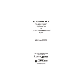 Symphony No. 9 in D minor, Op. 125 'Choral' (choral score) [2+Picc.2.2.2+CBsn: 4.2.3.0: Timp.Perc(2-