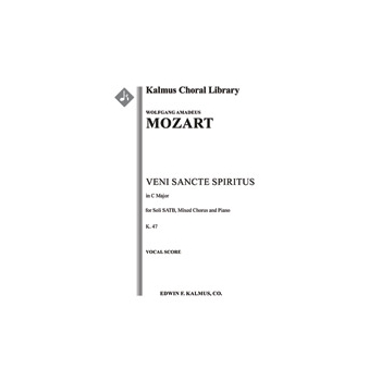 Veni Sancte Spiritus, K. 47 [Soli SATB: Mix Chor: Pno]