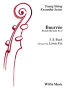 Bourree From Cello Suite #3 by Bach Johann Sebastian - Fin Loreta - for String Orchestra