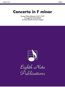 Concerto in F Minor by Telemann Georg Philipp - Marlatt David - for Brass Quintet