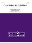 Come Swing All Ye Faithful [Brass Quintet (optional Drum Set)] by John Francis Wade - Ryan Meeboer - for Score & Parts