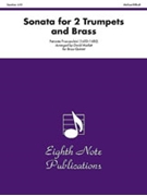 Sonata for Two Trumpets and Brass by Franceschini Petronio - Marlatt David - for Brass Quintet