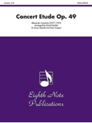 Concert Etude Op. 49 by Goedicke Alexander - Marlatt David - for Brass Quintet