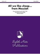 All We Like Sheep (from Messiah) by Handel George Frideric - Marlatt David - for Brass Quintet